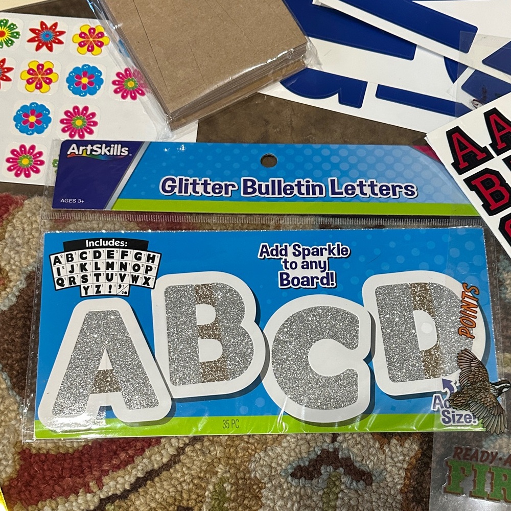 Colorful Alphabet and miscellaneous Sticker Set - Picture 9 of 16